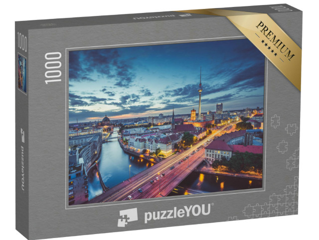 puzzle 1000 dílků „Panorama Berlína, Německo“