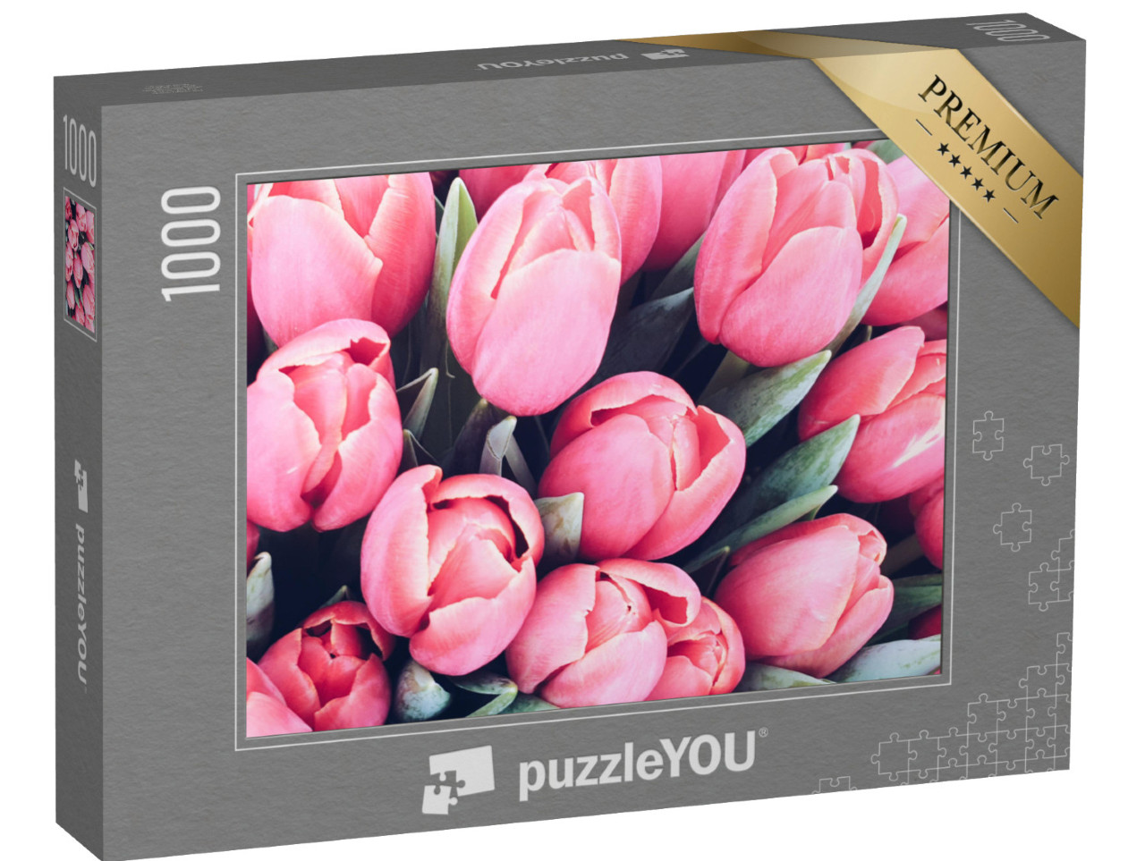 puzzle 1000 dílků „Květinová kytice tulipánů“