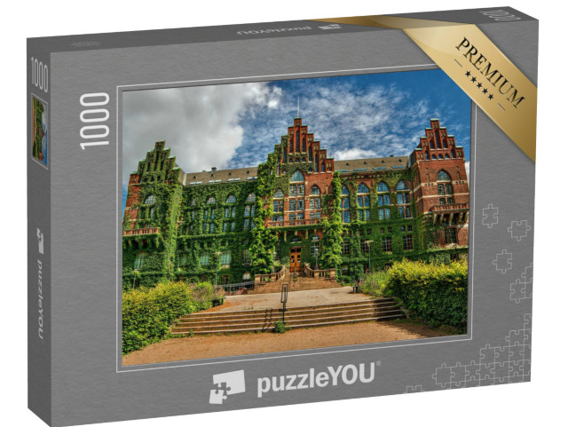 puzzle 1000 dílků „Fasáda univerzitní knihovny v Lundu (Švédsko), technika HDR“