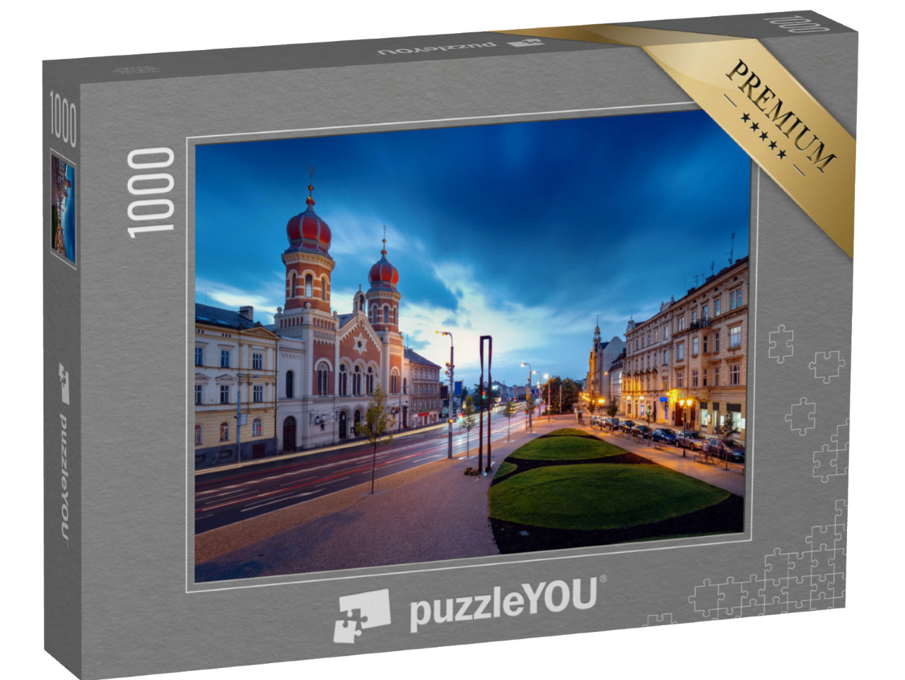 puzzle 1000 dílků „Plzeň Česká republika“