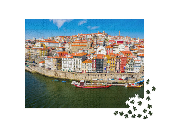 puzzle 1000 dílků „Porto, světové dědictví UNESCO, Portugalsko“