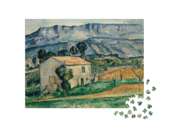 puzzle 1000 dílků „Paul Cézanne - Dům v Provence“