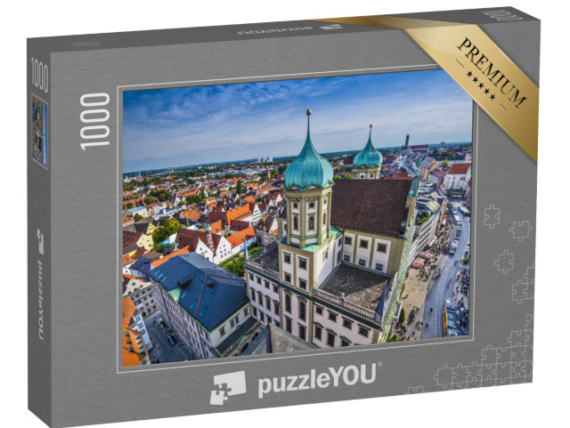 puzzle 1000 dílků „Augsburg Německo staré město“