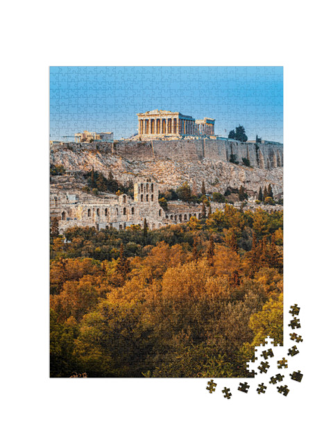 puzzle 1000 dílků „Parthenon, Aténská akropole, Řecko“
