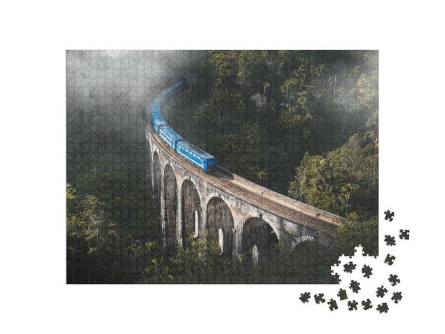 puzzle 1000 dílků „Devítiobloukový most, Demodara, Srí Lanka“