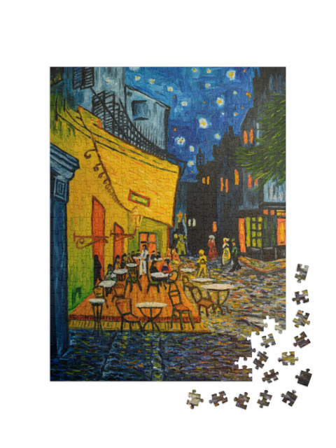 puzzle 500 dílků „Kavárna v Paříži podle Vincenta Van Gogha“