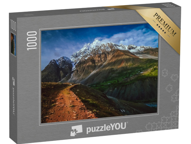 puzzle 1000 dílků „Fascinující horská krajina v průsmyku Šandur, Pákistán“