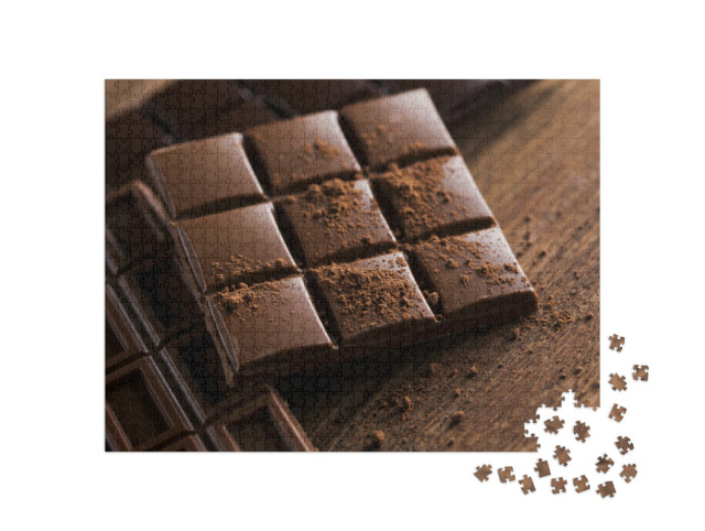 puzzle 1000 dílků „Svůdná hořká čokoláda“