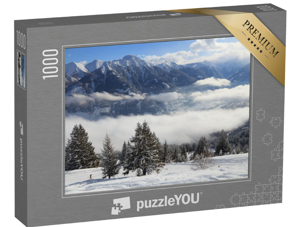 puzzle 1000 dílků „Lyžařské středisko Bad Gastein“