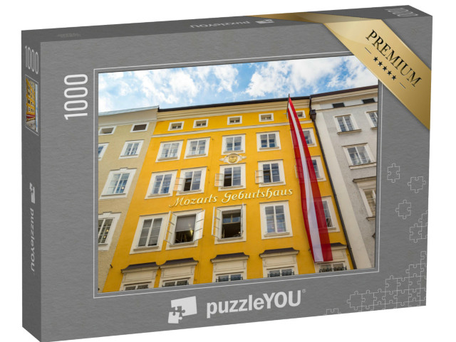 puzzle 1000 dílků „Rodiště Wolfganga Amadea Mozarta, Salcburk, Rakousko“