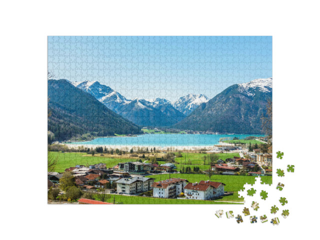 puzzle 1000 dílků „Pertisau am Achensee, Rakousko“