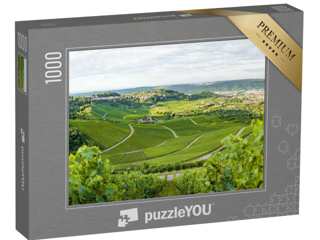 puzzle 1000 dílků „Vinice ve Stuttgartu na Kappelbergu“