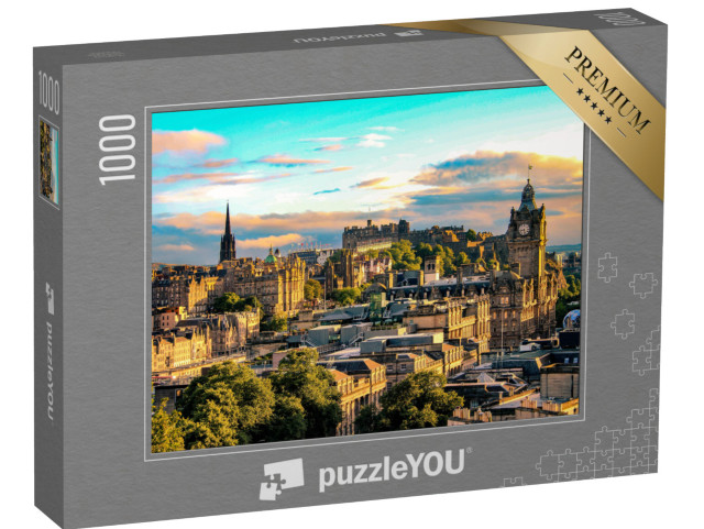 puzzle 1000 dílků „Obzor Edinburghu z Calton Hill, Skotsko“