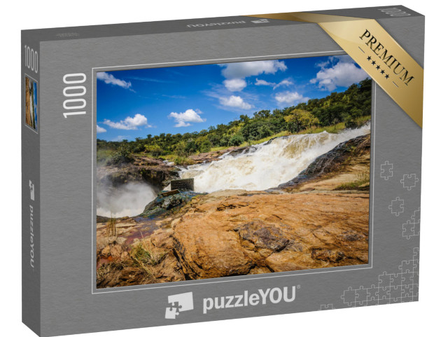 puzzle 1000 dílků „Obrázek přírody a zvířat v parku Murchison Falls, Uganda, Afrika“