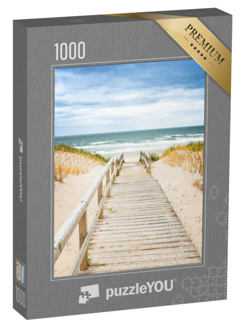 puzzle 1000 dílků „Stezka na duně na ostrově Sylt, Severní Frísko“