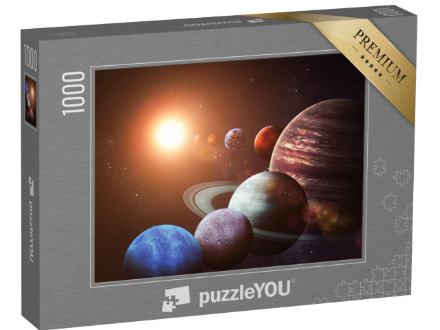 puzzle 1000 dílků „Sluneční soustava a planety“