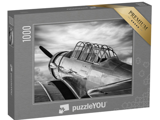 puzzle 1000 dílků „Historické letadlo nad mraky“