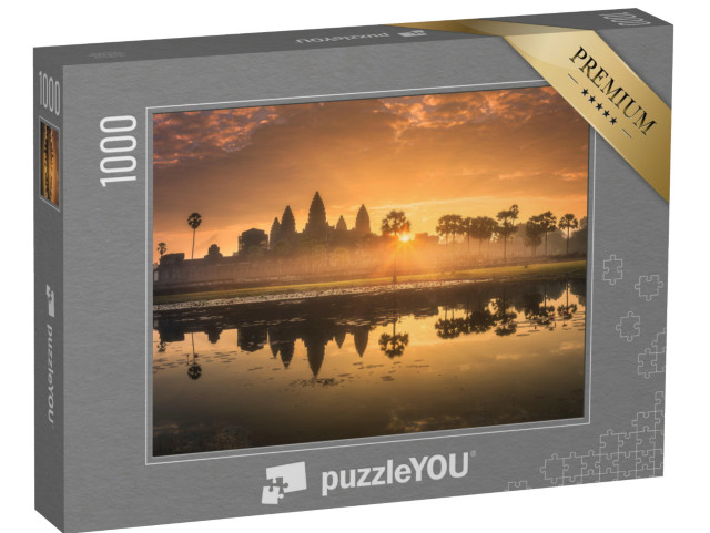 puzzle 1000 dílků „Chrámový komplex Angkor Wat v Kambodži“