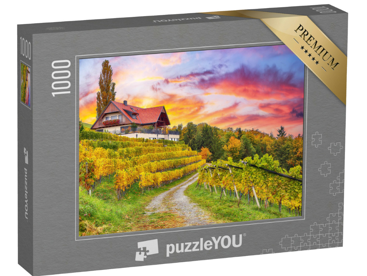 puzzle 1000 dílků „Snová krajina vinic v jižním Štýrsku“