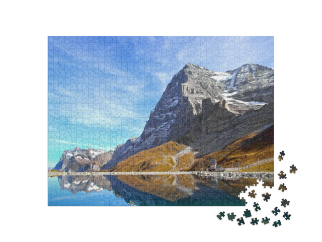 puzzle 1000 dílků „Eiger, Mönch a Jungfrau: triumvirát Bernských Alp“