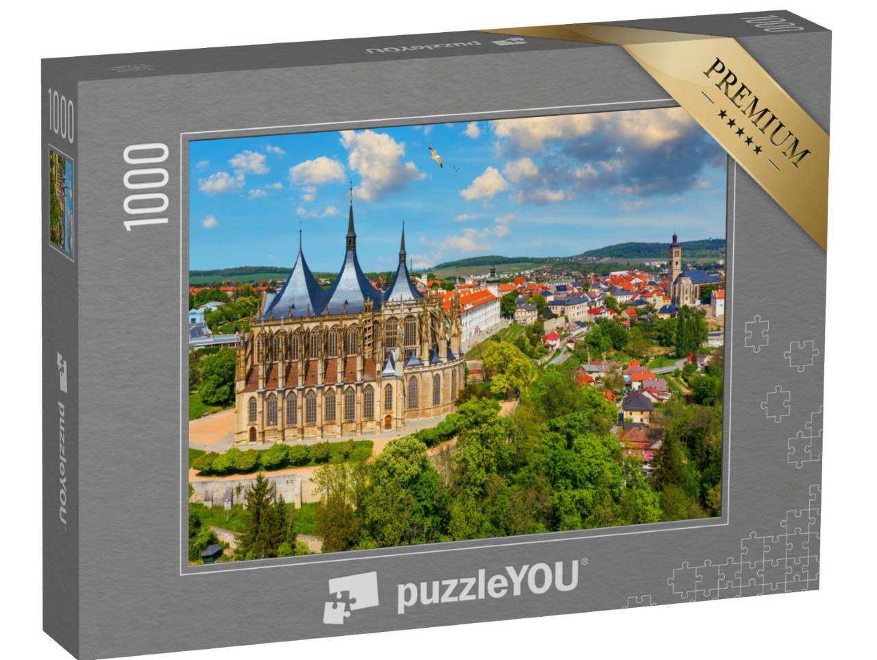 puzzle 1000 dílků „Chrám sv. Barbory, Kutná hora, Česká republika“