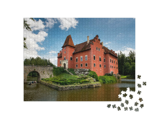 puzzle 1000 dílků „Zámek Červená Lhota, Česká republika“