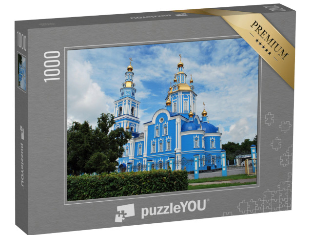 puzzle 1000 dílků „Katedrála Nanebevzetí Spasitele v Uljanovsku, Rusko“