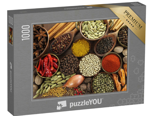 puzzle 1000 dílků „Koření a bylinky na vaření“