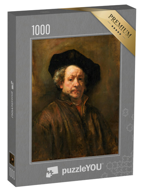 puzzle 1000 dílků „Rembrandt - Autoportrét“