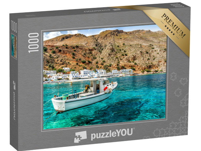 puzzle 1000 dílků „Řecko, Kréta, Loutro“