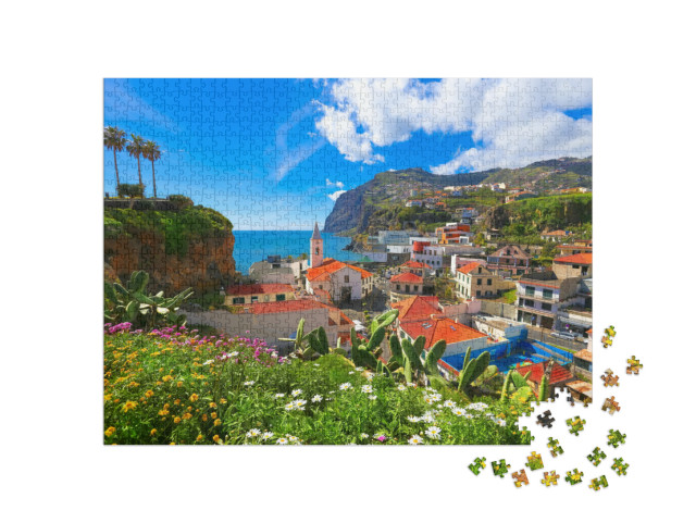 puzzle 1000 dílků „Camara de Lobos na ostrově Madeira, Portugalsko“