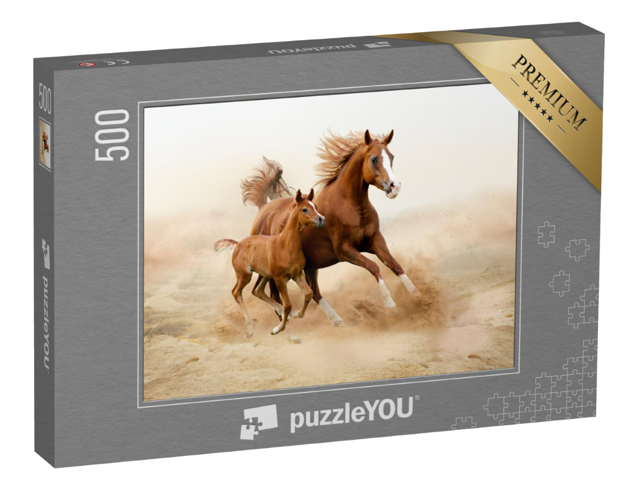 puzzle 500 dílků „Čistokrevný arabský kůň“