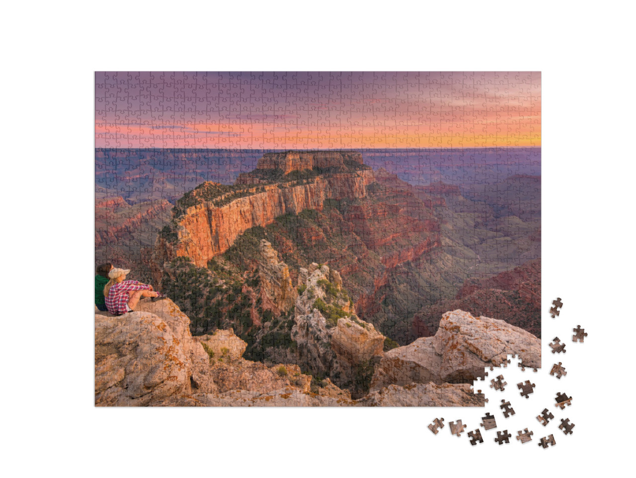 puzzle 1000 dílků „Národní park Grand Canyon, North Rim, USA“