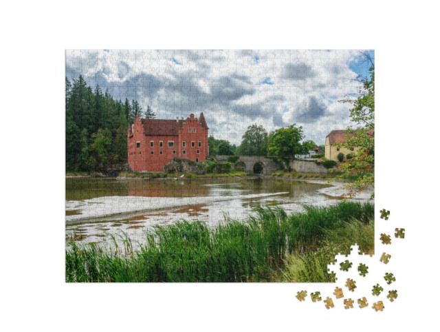 puzzle 1000 dílků „Zámek Červená Lhota, Česká republika“
