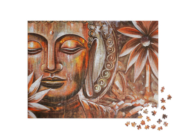 puzzle 1000 dílků „Meditující Buddha“