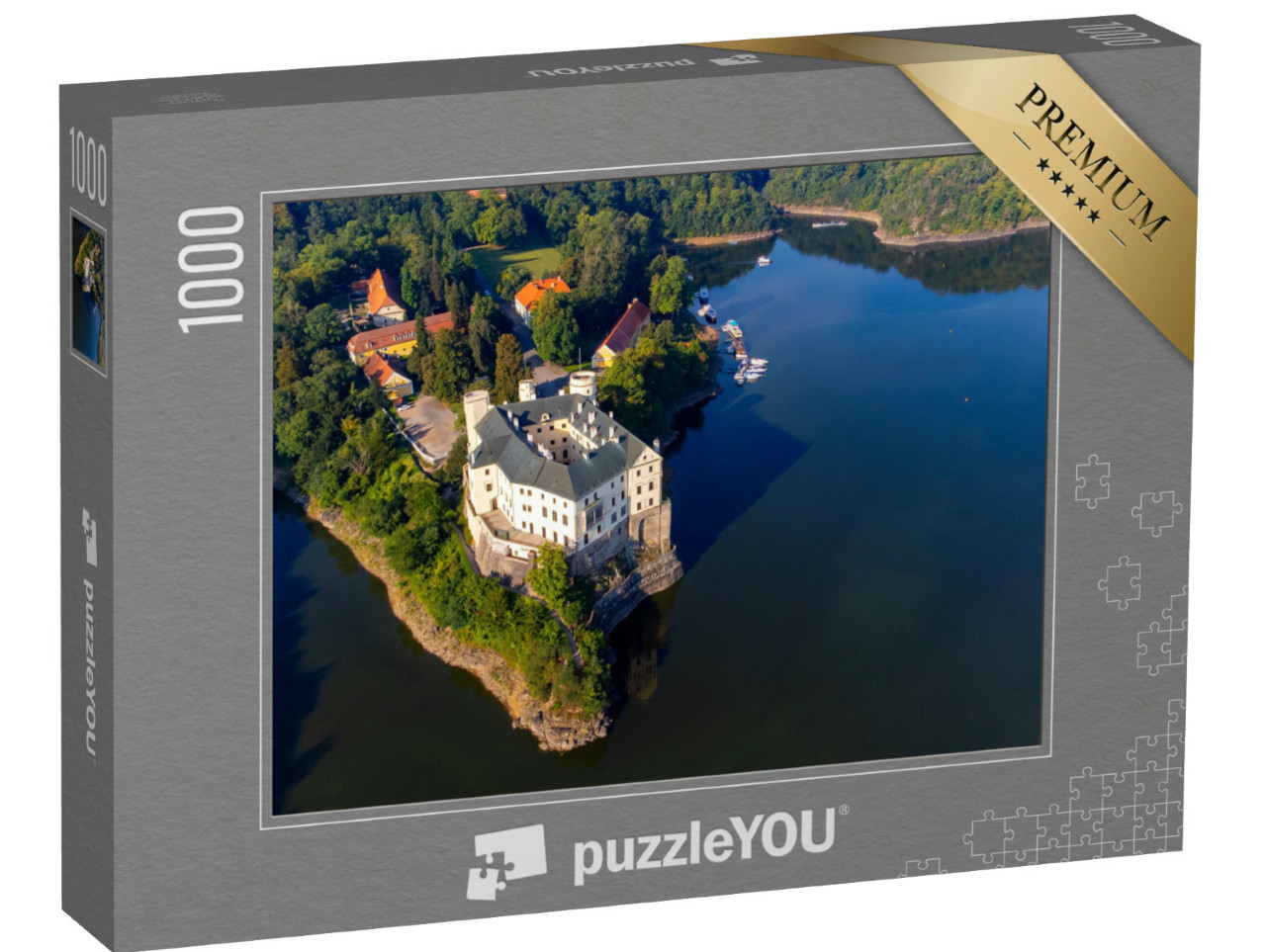 puzzle 1000 dílků „Zámek Orlík, Česká republika“