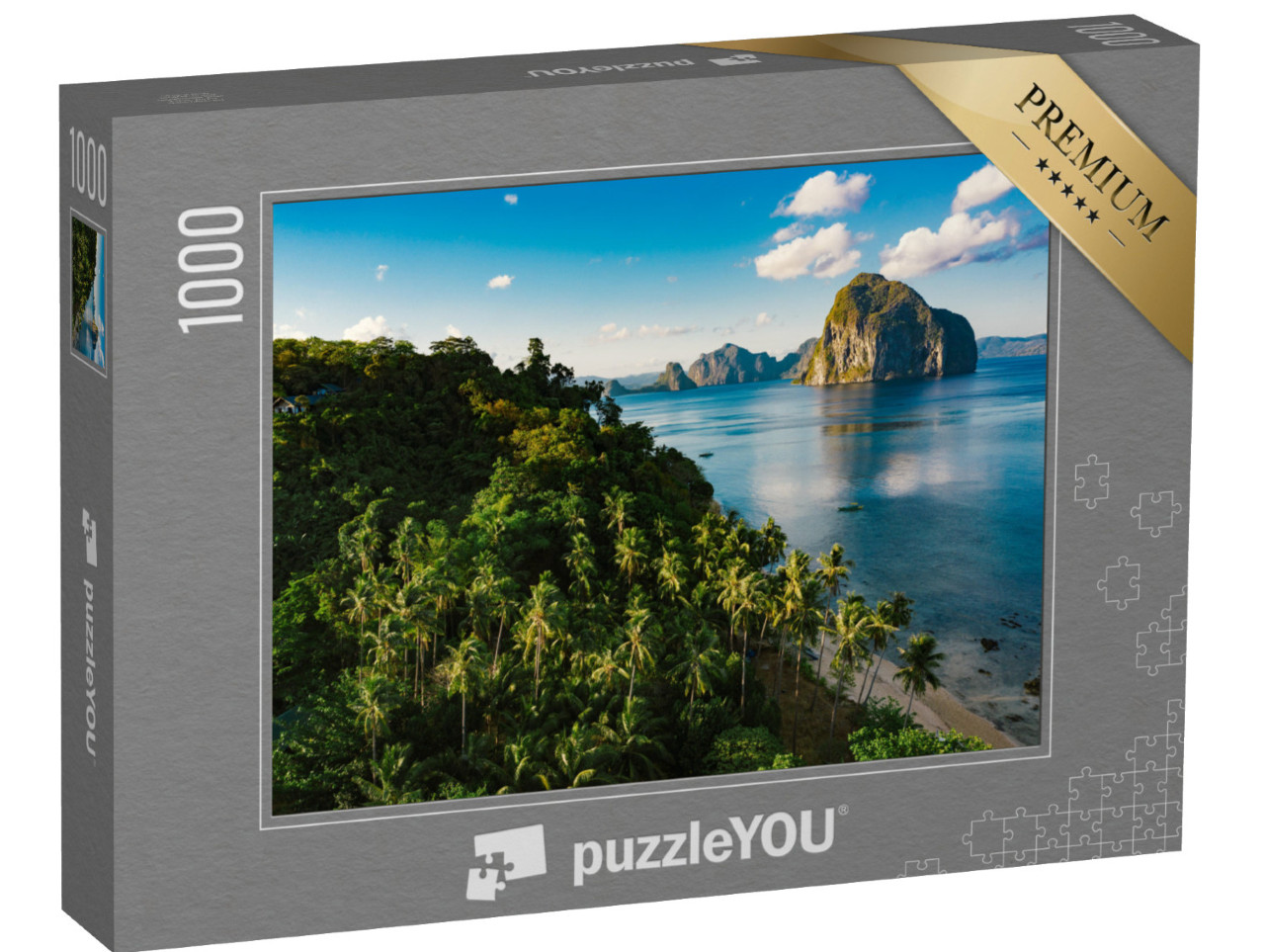 puzzle 1000 dílků „Pláž Las Cabanas, provincie Palawan, Filipíny“