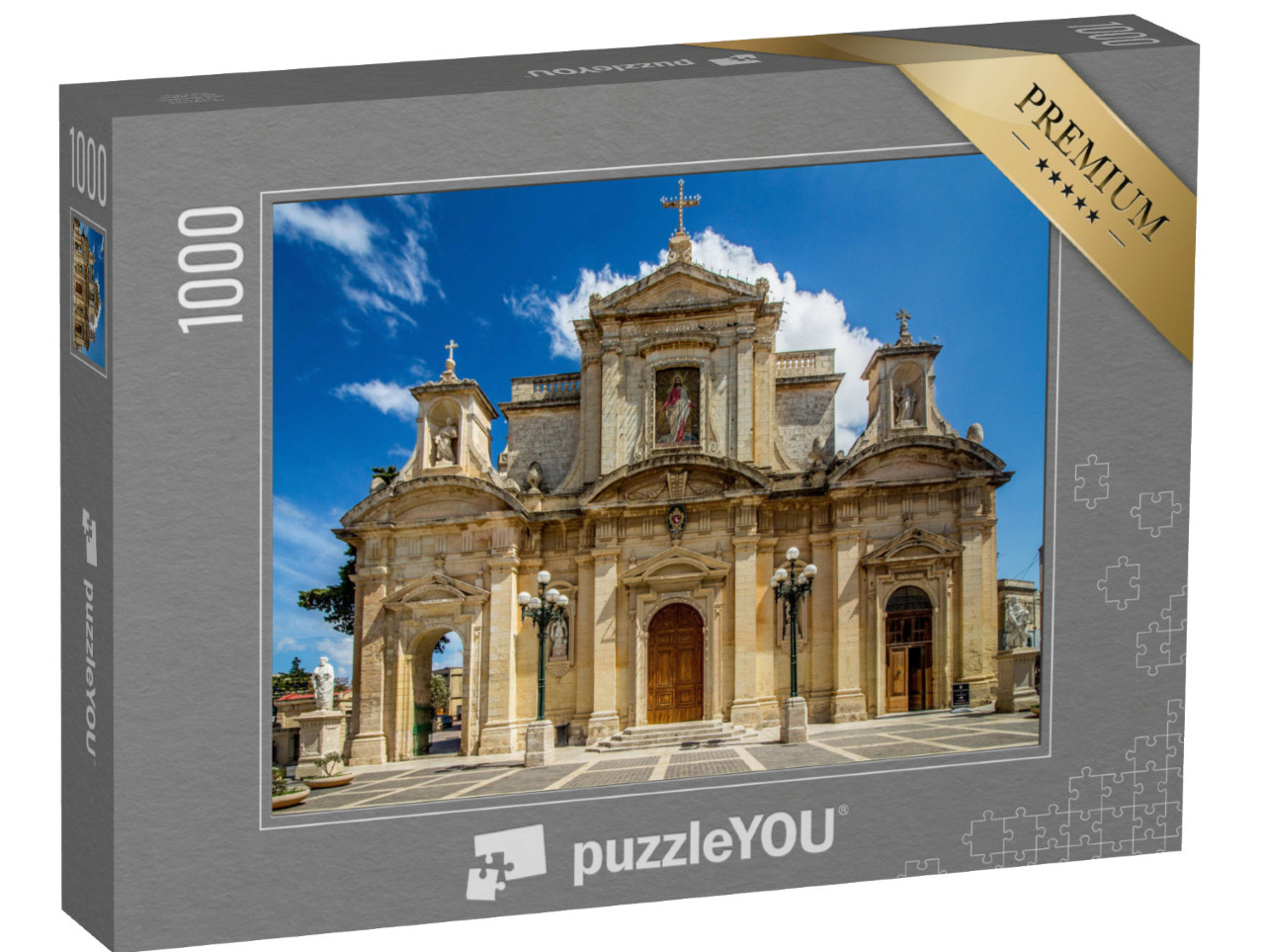 puzzle 1000 dílků „Fotografie kostela Malta Rabat“