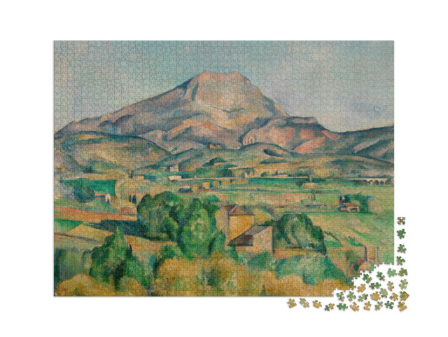 puzzle 2000 dílků „Paul Cézanne - Hora Sainte-Victoire“