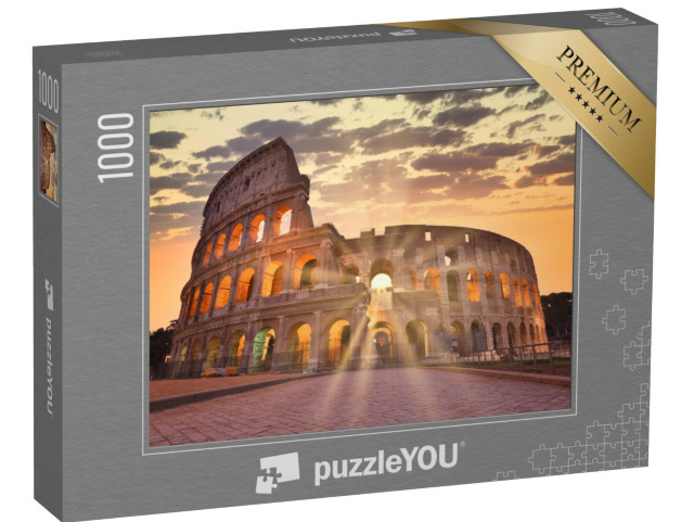 puzzle 1000 dílků „Noční pohled na Koloseum v Římě, Itálie“