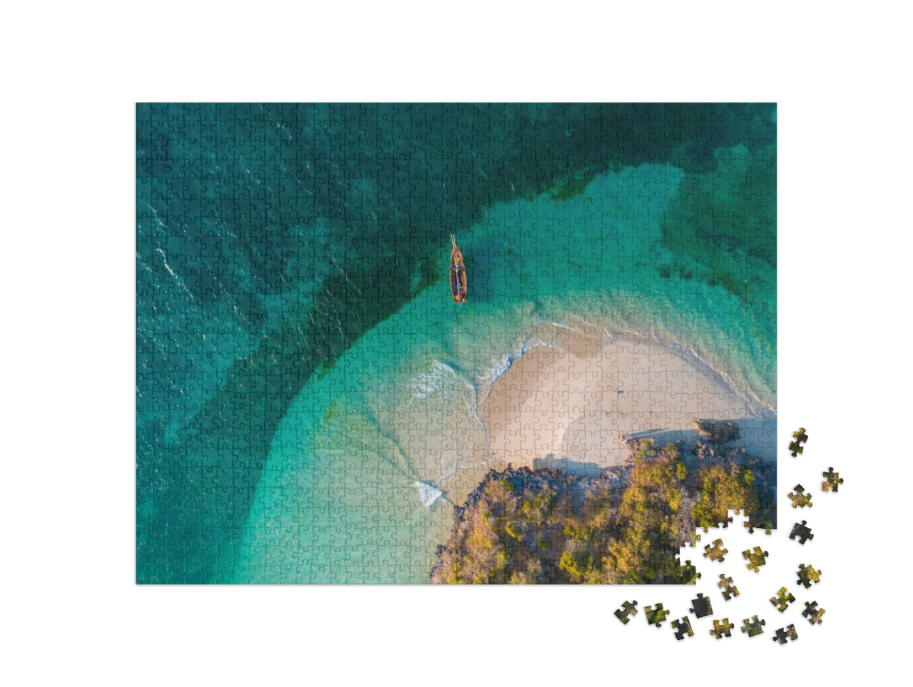 puzzle 1000 dílků „Fumba, ostrov Zanzibar“