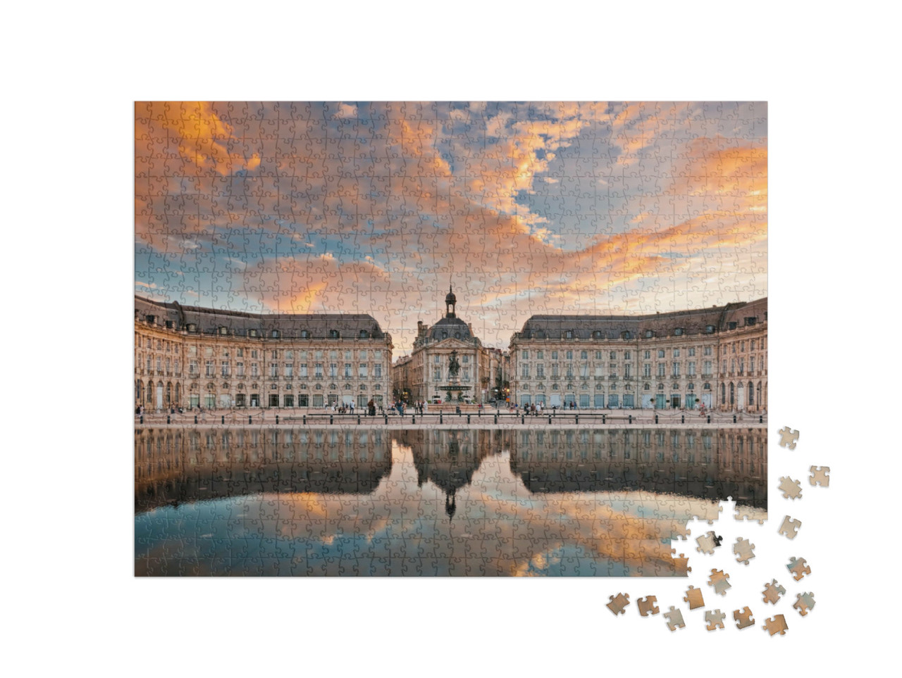 puzzle 1000 dílků „Place de la Bourse v Bordeaux, Francie“