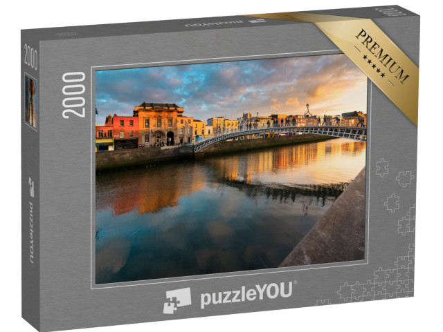 puzzle 2000 dílků „Ha'Penny Bridge, Dublin, Irsko“