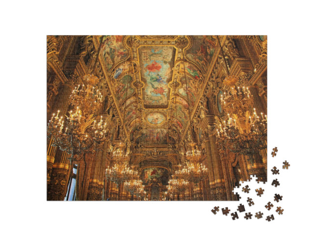 puzzle 1000 dílků „Velkolepé: Opera Garnier v Paříži“