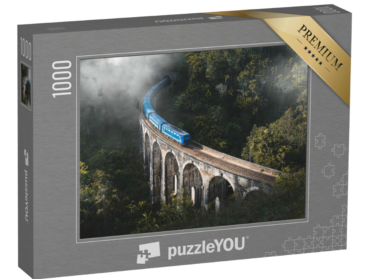 puzzle 1000 dílků „Devítiobloukový most, Demodara, Srí Lanka“