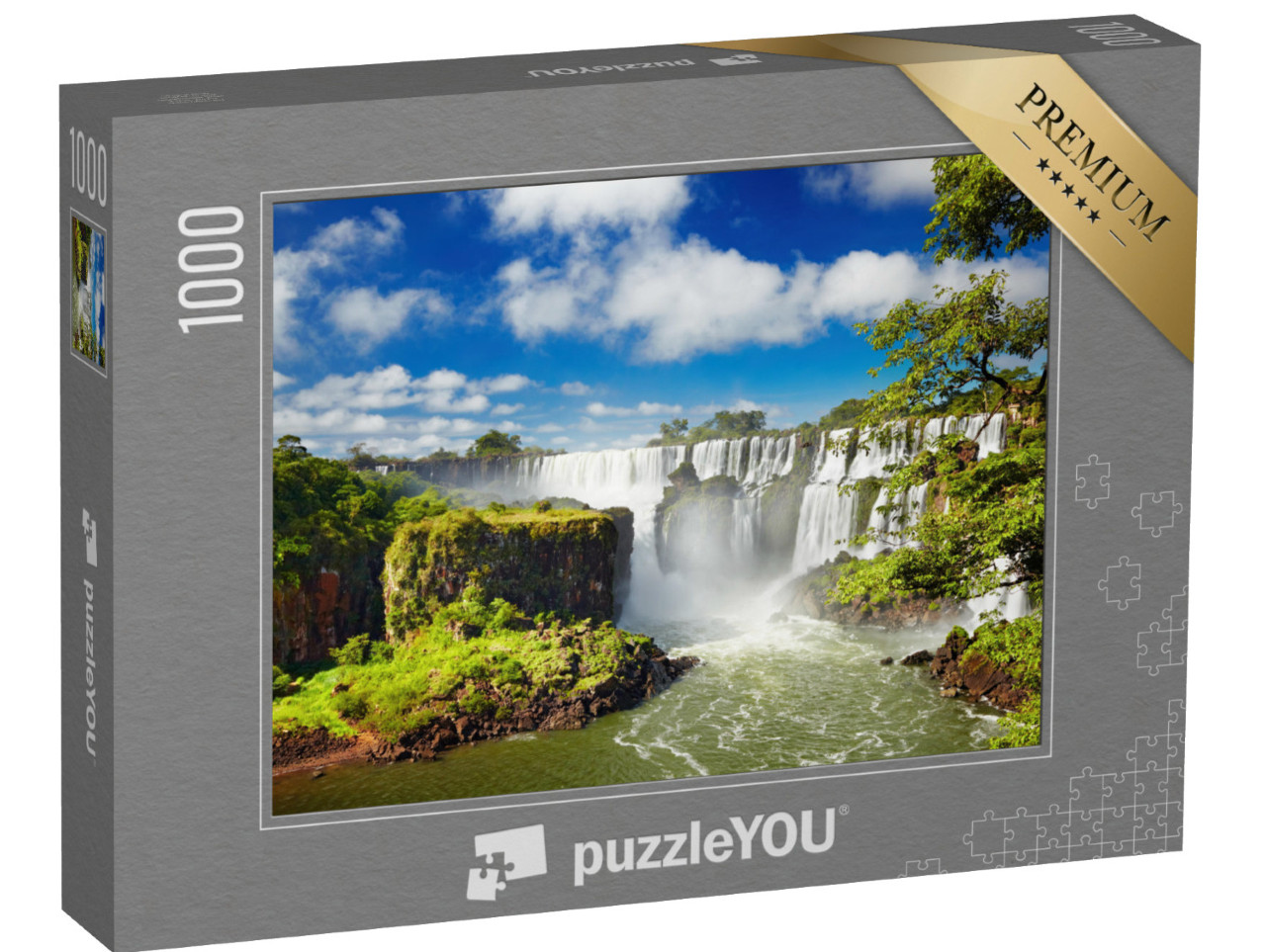 puzzle 1000 dílků „Vodopády Iguazu na hranicích Brazílie a Argentiny“