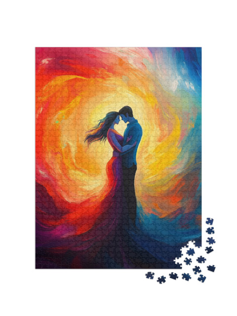 puzzle 1000 dílků „Tlukot mého srdce“