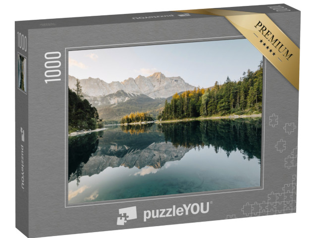 puzzle 1000 dílků „Eibsee u Grainau, Bavorsko, Německo“