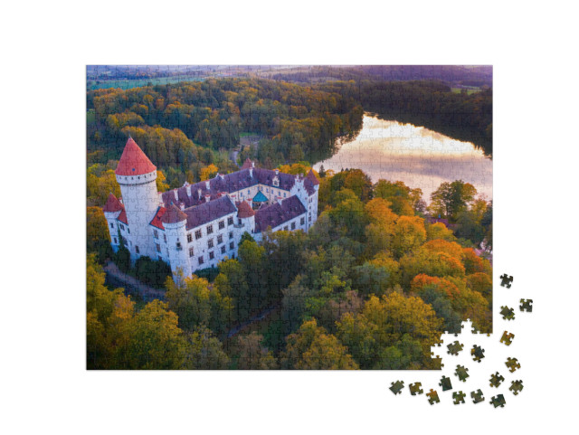 puzzle 1000 dílků „Zámek Konopiště, Česká republika“