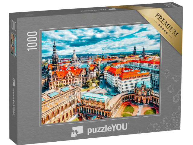 puzzle 1000 dílků „Drážďanský Zwinger, Sasko, Německo“